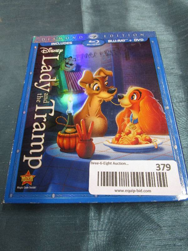 lot 379 image: Disneys Lady and the Tramp Blu-ray