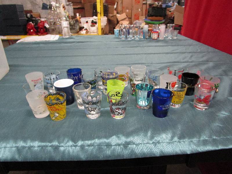 lot 435 image: Large Lot of Shot Glasses