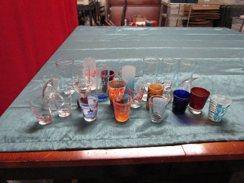 lot 437 image: Large Lot of Shot Glasses