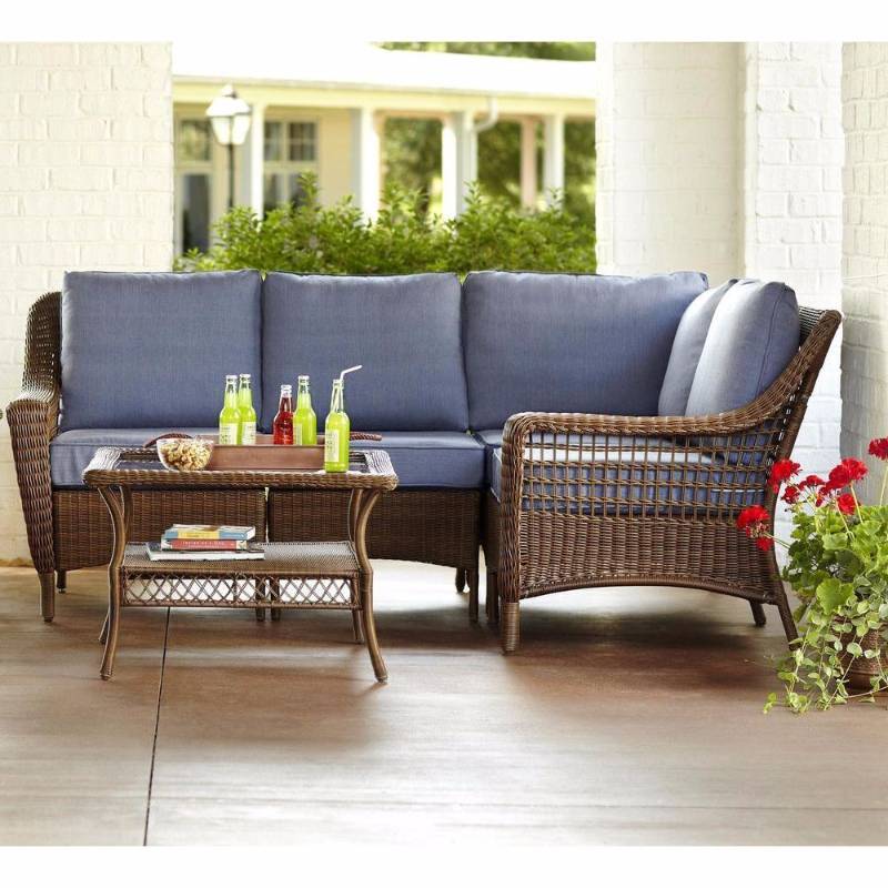 Hampton Bay Spring Haven Patio 5pc. Sectional Set | New ...