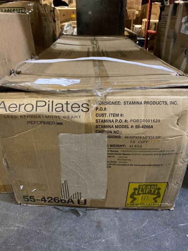 AeroPilates Stamina Pilates Reformer 266 with Cardio Rebounder and 10 In.  Stand FACTORY SEALED  Sunday Fun Day Auction Outdoor Sofas, Recliners,  Fitbit,  Fire Tablets, Blink Cameras, 14k Ring, Bose, iPads