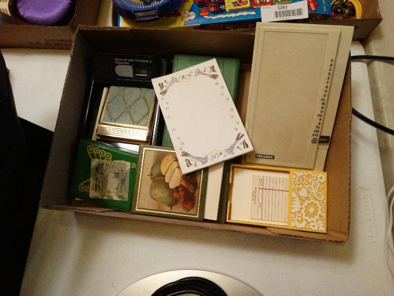 lot 1251 image: Lot of old address books & small note pads.