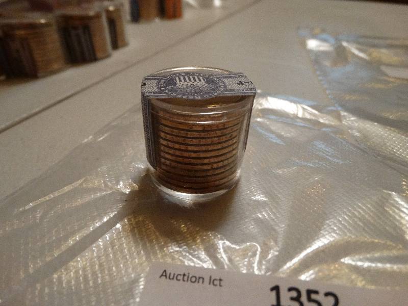 lot 1352 image: 12- George Washington  gold dollars in case never circulated.