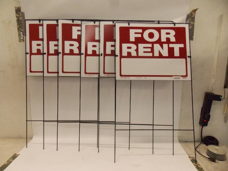 lot 447 image: For Rent yard signs