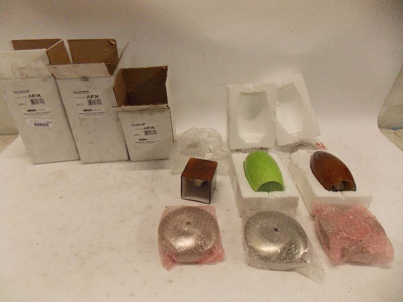 lot 7055 image: Lot of 3 LED Hard Wire Lighting