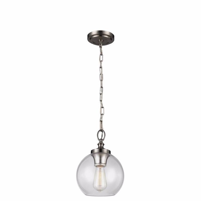 lot 7058 image: Lot of 2 Light Tabby Mini Pendant