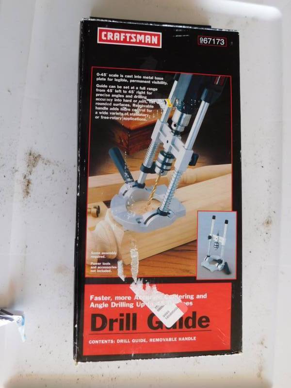 lot 118 image: Craftsman Drill guide