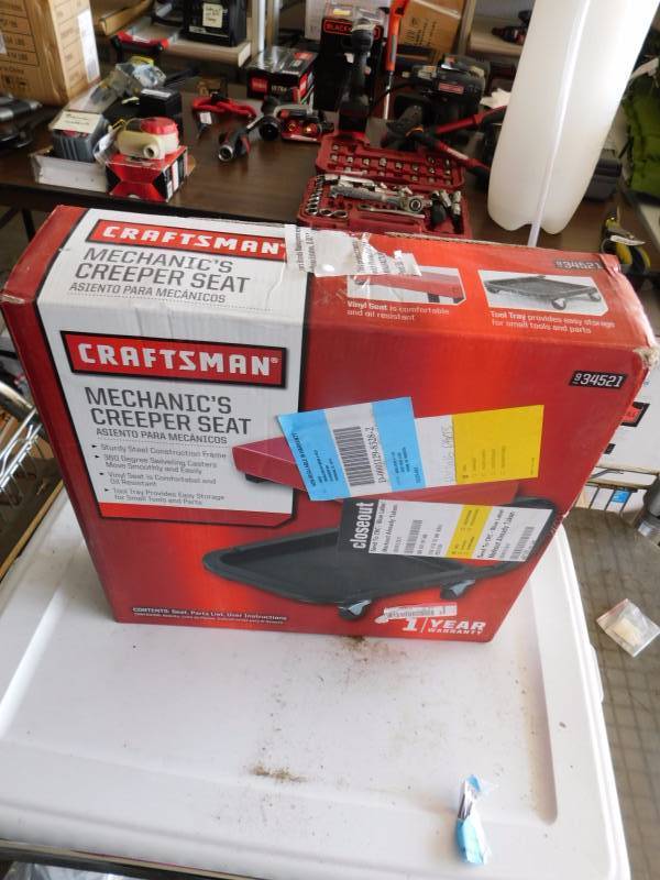 lot 120 image: Craftsman creeper seat