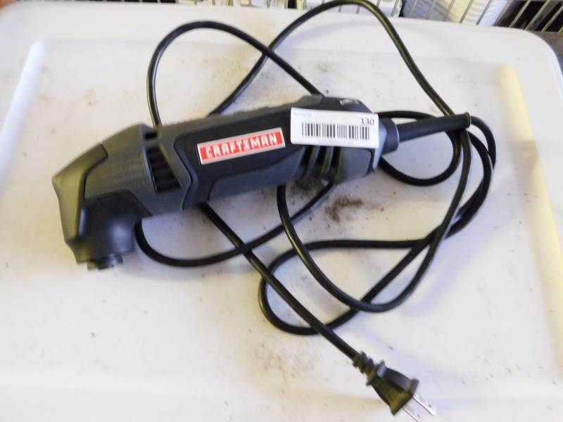 lot 130 image: Craftsman angle grinder