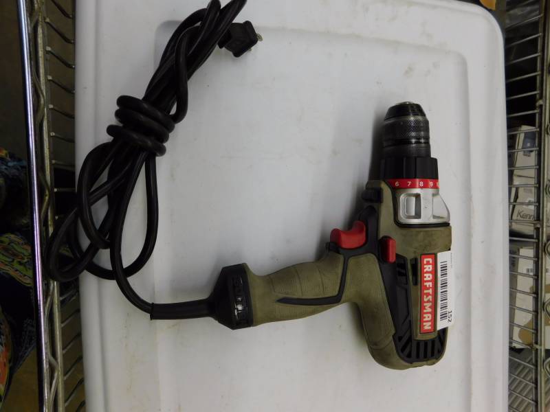 lot 152 image: Craftsman 120v adjustable drill