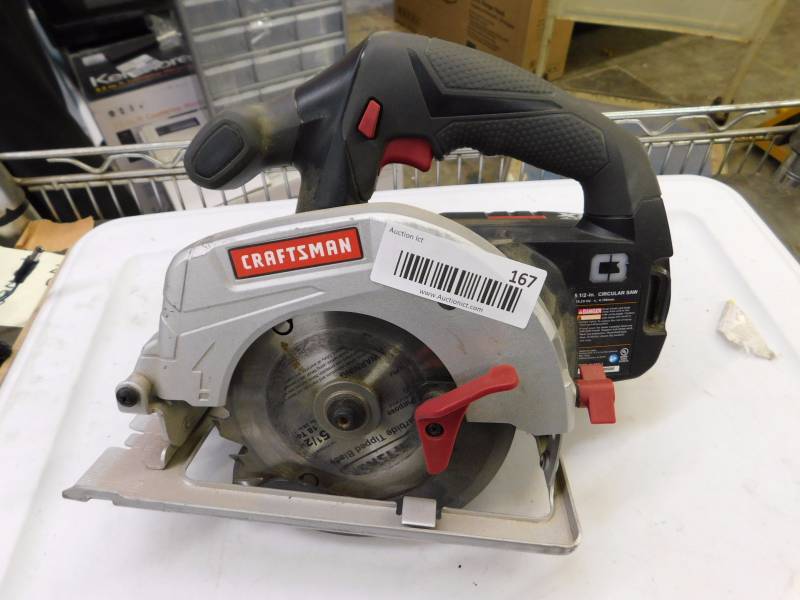 lot 167 image: Craftsman rechargeable skill saw