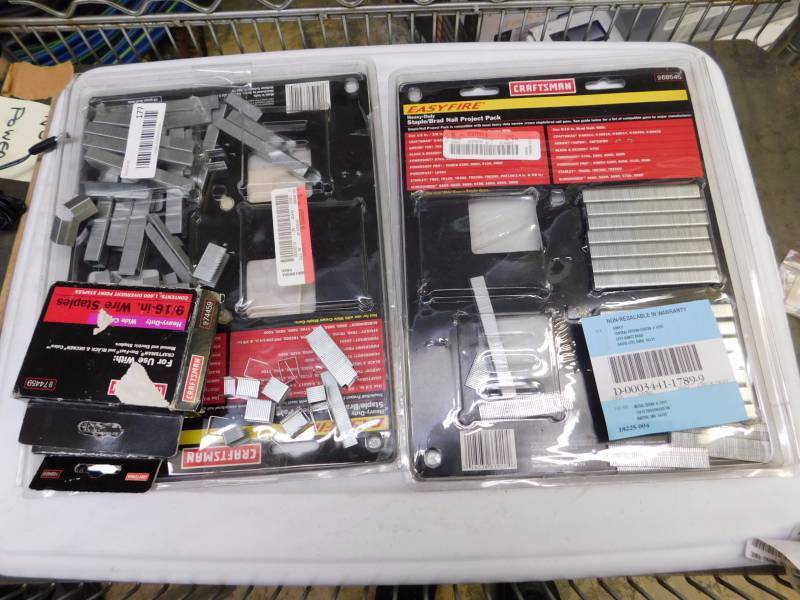 lot 177 image: lot of Craftsman staples