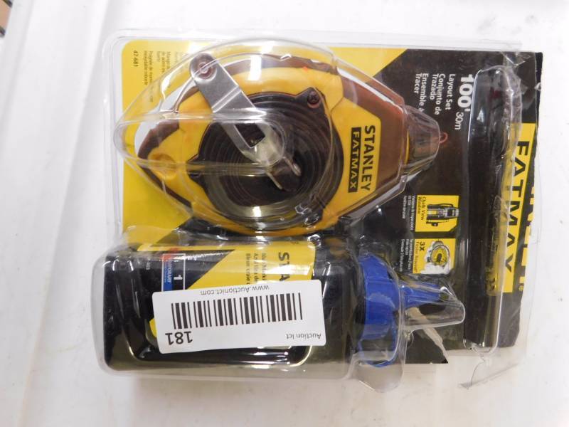 lot 181 image: Stanley Fat Max chalk line