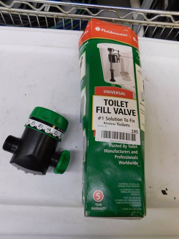 lot 195 image: water timer - toilet kit