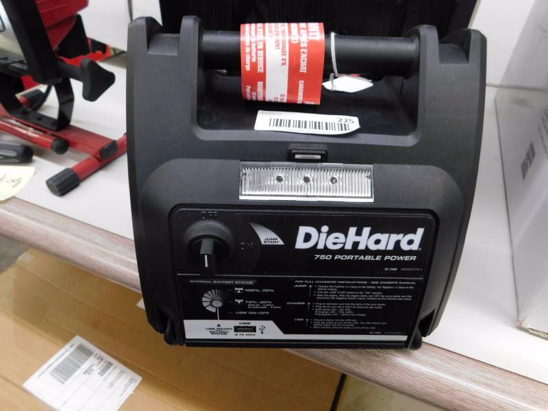 lot 225 image: Diehard portable powered jump box