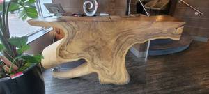 lot 18592 image: Solid Wood Hostess Stand