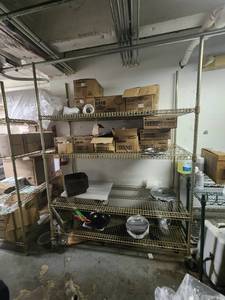 lot 18844 image: 4-Tier Metro Rack on Casters