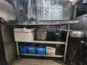lot 18903 image: Stainless Steel Prep Table with Understorage
