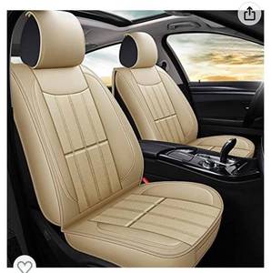 lot 67576 image: AOOG Leather Car Seat Covers, Full Set