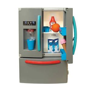 lot 67577 image: Little Tikes First Fridge Refrigerator with Ice Dispenser Pretend Play Appliance for Kids