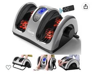 lot 67578 image: TISSCARE Shiatsu Massage Foot Massager Machine - HeatRemote