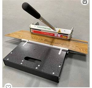 lot 67580 image: MantisTol 13 Pro Vinyl floor cutter LVT-330 for LVP, WPC, LVT, SPC, VCT, PVC and Rigid Core Vinyl Plank