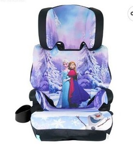 lot 67589 image: KidsEmbrace High-Back Booster Car Seat, Disney Frozen Elsa and Anna, Used.