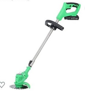 lot 67593 image: MOCOHANA 21V Cordless Grass Trimmer with Steel Blades Mini Mower Weed Wacker Battery & Charger Included (Trimmer) , Used.