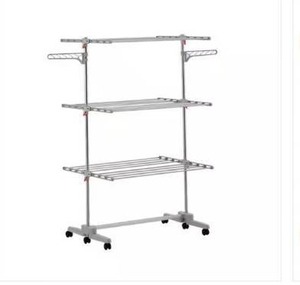 lot 67657 image: Homidec 3-Tier Foldable Clothes Drying Rack, Used.