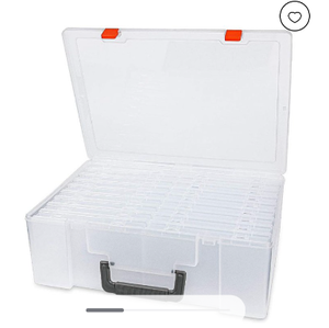 lot 67663 image: 2. Photo Storage Box 4x6Inch, 18 Inner Photo Case Large Photo Case