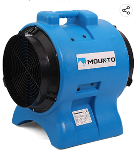 lot 67680 image: MOUNTO 1HP 3000CFM 12 Axial Blower Exhaust Fan Confined Space Blower (Blue)