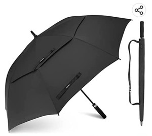 lot 67714 image: Gonex Golf Umbrella, Black