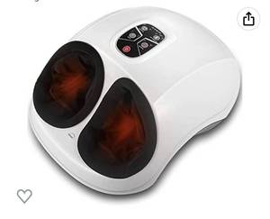 lot 67571 image: QUINEAR Shiatsu Foot Massager with Heat and Deep Kneading Massage for Circula...