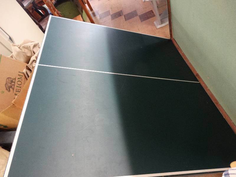 lot 414 image: Ping pong table top.