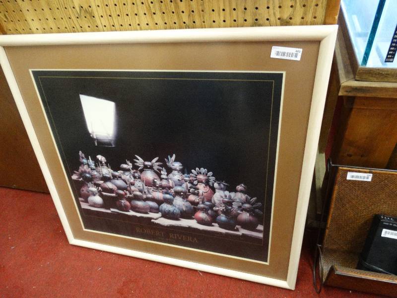 lot 489 image: Big hanging wall art.
