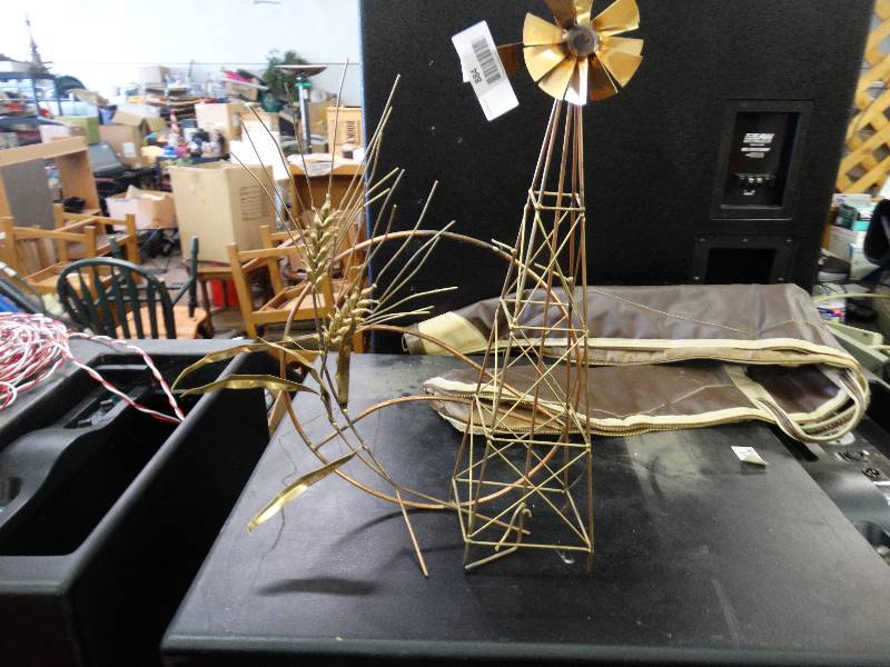 lot 884 image: Windmill & wheat.