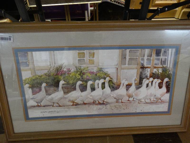 lot 465 image: Hanging wall art.