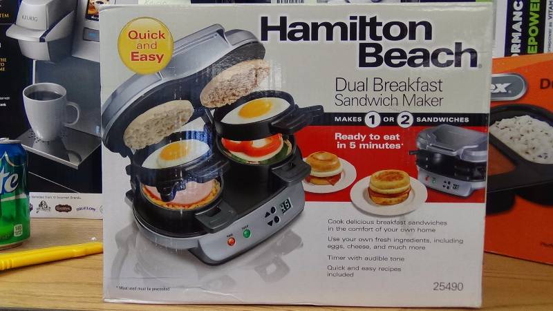 Hamilton Beach Dual Breakfast Sandwich Maker