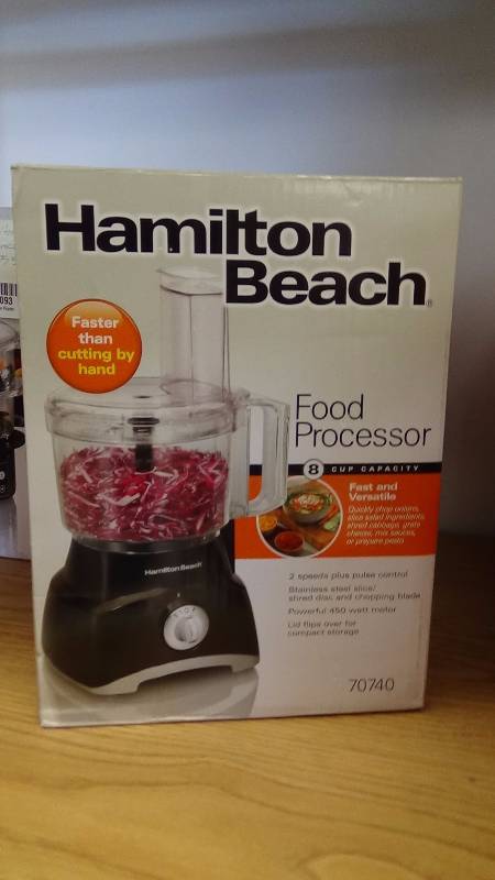 lot 2092 image: Hamilton Beach 8-Cup Food Processor