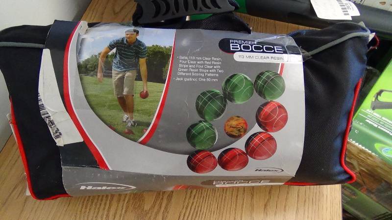 lot 2071 image: Halex Premier Bocce Set (107mm Resin Balls)