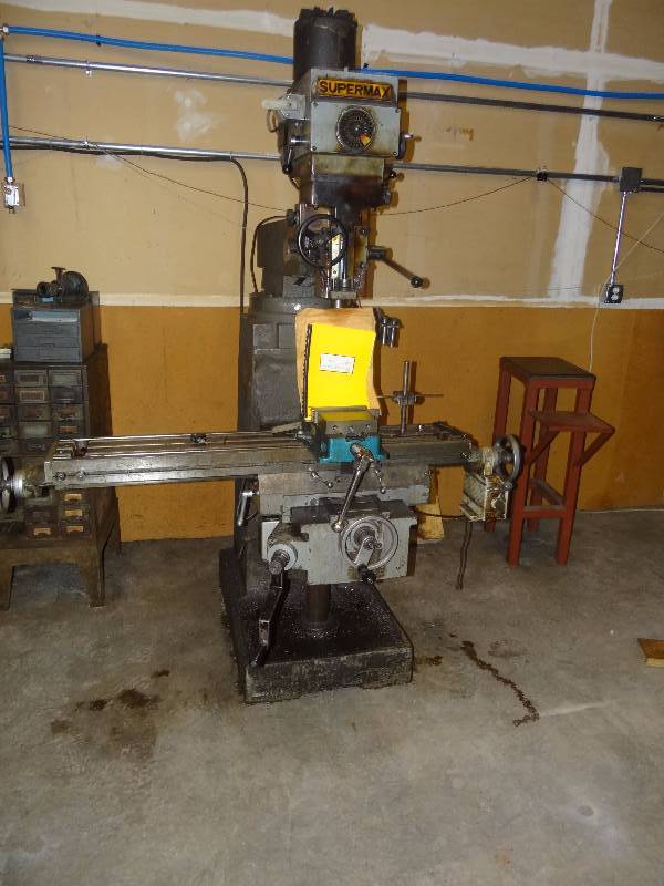 lot 1423 image: SuperMax Vertical Heavy Duty Mill Machine