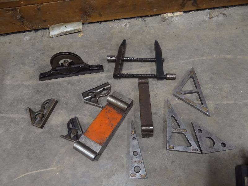 lot 1462 image: Lot of Machinery Measuring Squares