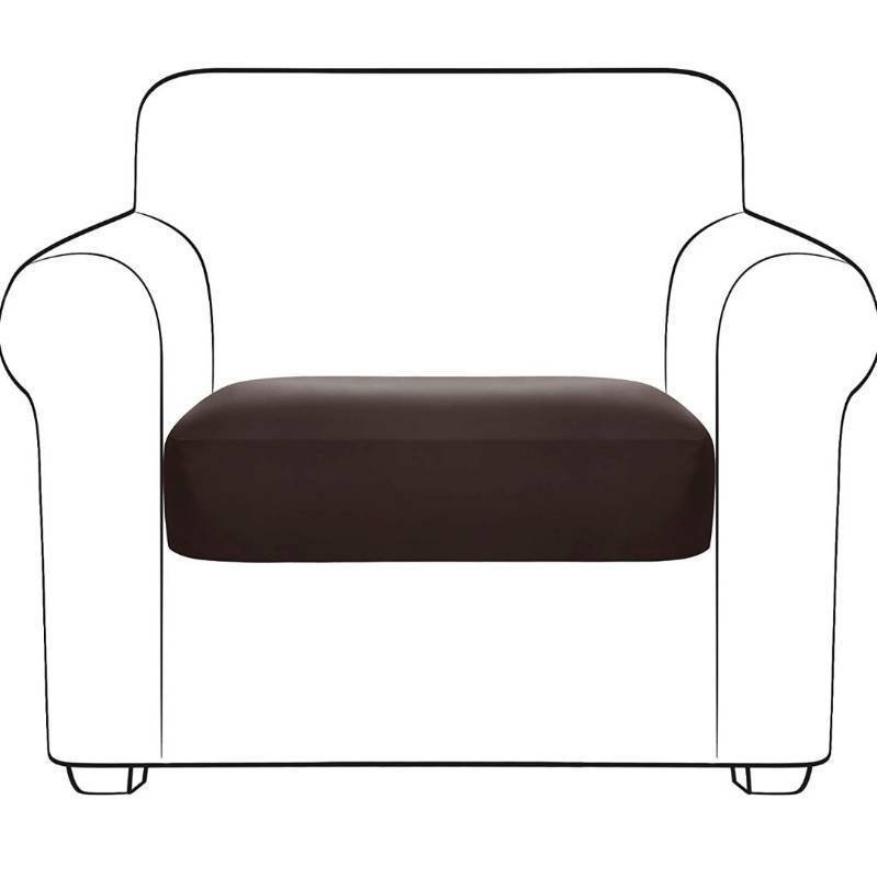 lot 40746 image: Yates Home PU Leather Couch Sofa Cushion Slipcover Water-Proof Elastic Chair RV Seat Covers Loveseat Sofa Furniture Protector Slip Cover for Settee Seater Replacement in Living Room  Chocolate