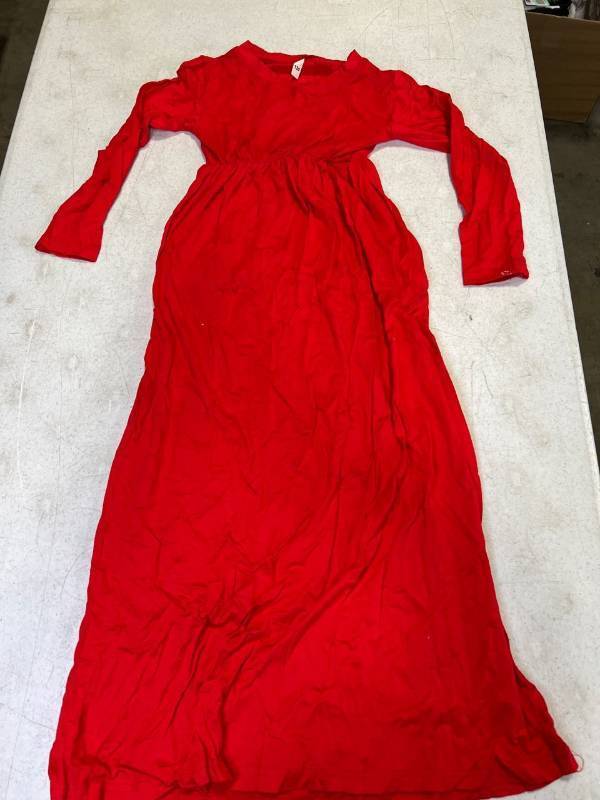 lot 30510 image: Childs Red Dress, 6-7