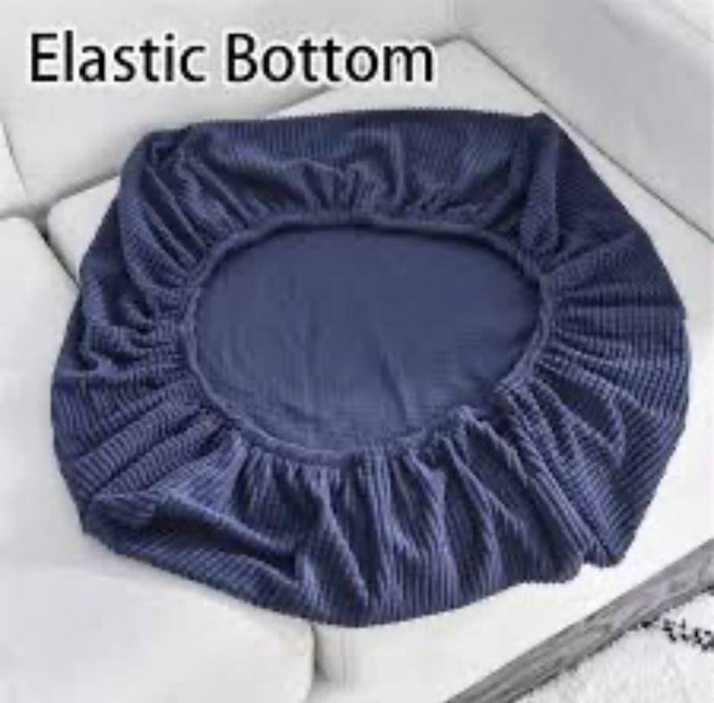 lot 38327 image: High stretch sofa cover with pillow for chair