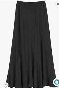 lot 37030 image: Urban CoCo Womens Vintage Elastic Waist A-Line Long Midi Skirt Small