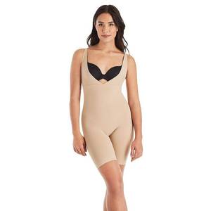 lot 37031 image: Maidenform Womens Firm Tummy-Control Instant Slimmer Long Leg Open Bust Body Shaper 2556 Medium
