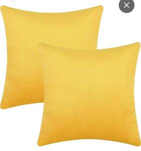 lot 37046 image: Set of 2 Throw Pillow Covers 24X24