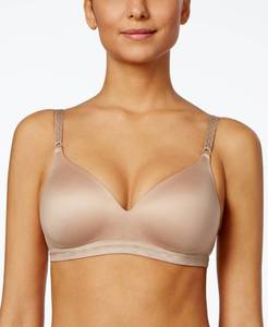 lot 37053 image: Warners Cloud 9 Wireless Contour Comfort Bra 1269 38 D