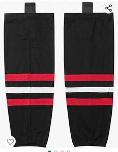 lot 37120 image: EALER HS100 Series Team Color Dry Fit Ice Hockey Socks Foer Junior To Senior & Youth To Adult